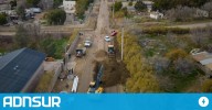 Finalizó la construcción de un colector cloacal clave para los barrios Acceso Sur y Cordón Forestal