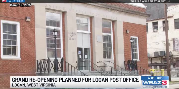Grand re-opening planned for Logan Post Office