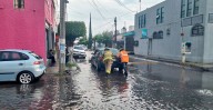 Fuerte lluvia provoca encharcamientos en Morelia; PC Michoacán apoya a conductores