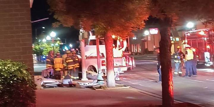 Early morning accident sends three to the hospital
