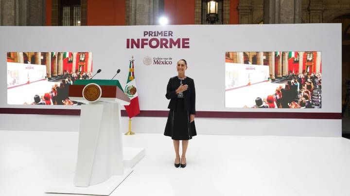 ‘Vamos bien y vamos a ir mejor’; Claudia Sheinbaum durante el 1er Informe de Gobierno