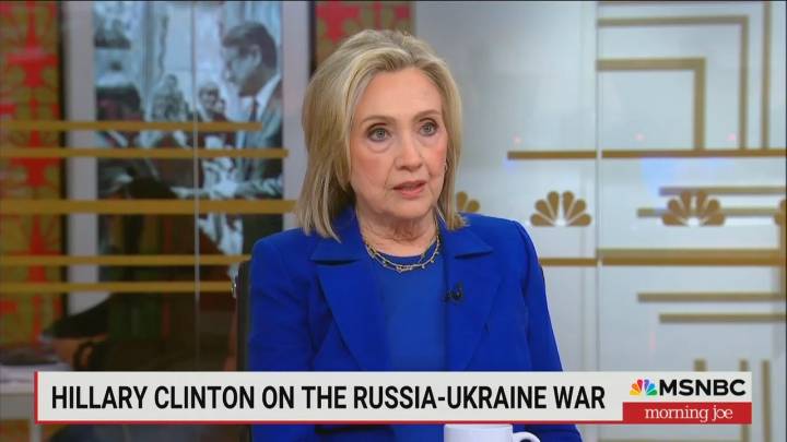 Hillary Clinton Praises Trump’s Abrupt Hardline Shift on Russia and Putin