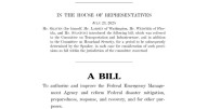 FEMA Act: Bill giving reform, returning independent status begins to move