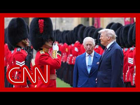 Pomp and grandeur on full display as royal family hosts Trumps in Windsor