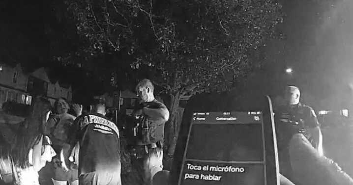 Quick-thinking officers use a translator app while saving a child's life