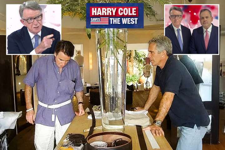 Watch Lord Mandelson make bombshell confession about his paedo ex pal Jeffrey Epstein in our explosive new show