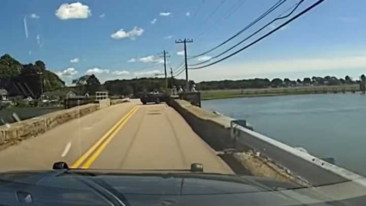 Conn. officer's bodycam shows driver trying to hit pedestrians