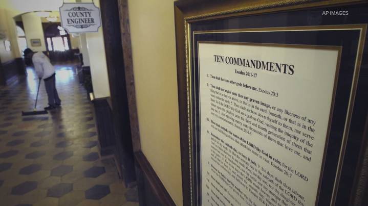 Texas families sue over Ten Commandments in schools