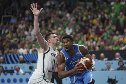 Giannis impulsa victoria 87-76 de Grecia ante Lituania para avanzar a semifinales del EuroBasket