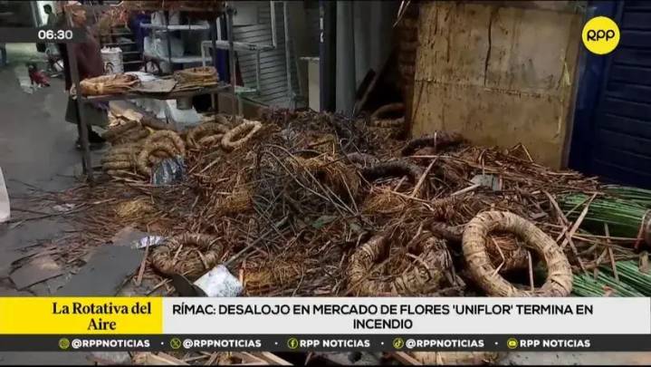 Desalojo en mercado 'Uniflor' terminó en un incendio en el Rímac: ¿cómo y por qué ocurrió?
