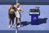 Taylor Townsend brings a Honey Deuce cocktail to her final US Open news conference