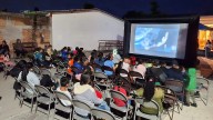 Niños de San Francisco Rancho Viejo disfrutan primera función del programa “Cine en tu comunidad”