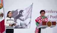 Anahí Bautista, docente de la UICSLP, participó en la mañanera presidencial