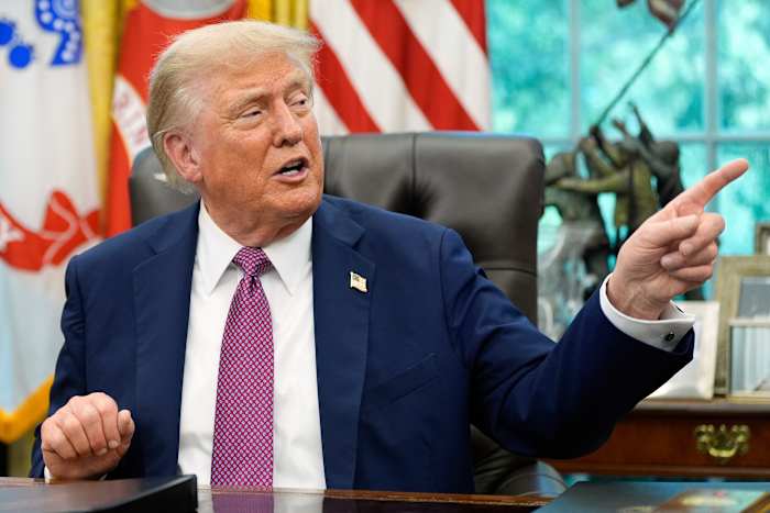 President Donald Trump will watch US Open men's singles final from Rolex suite, AP source says