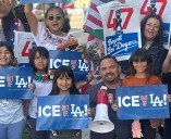 Niña pide a Dodgers que ‘la hagan mejor’ frente a redadas de migración