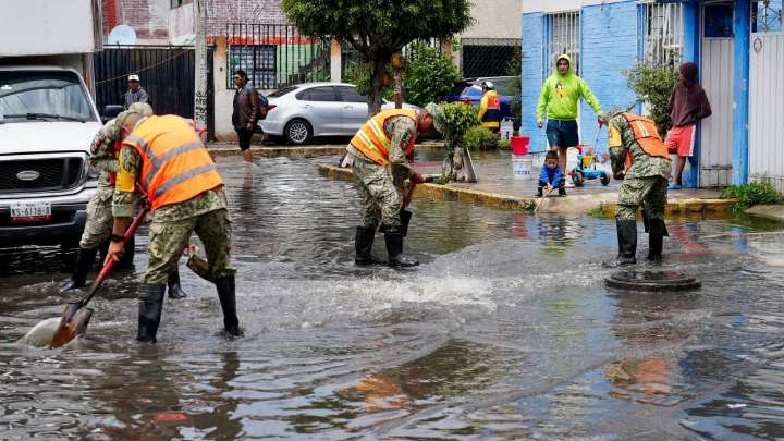 Lluvias en CDMX rompen récord con 34 millones de metros cúbicos de agua