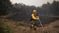 Muere un hombre de 66 años en un incendio forestal en León