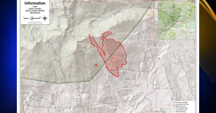 Swift Complex: 524 acres of forest land burned in Trinity County