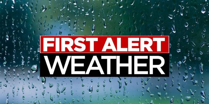 Breezy conditions return with a isolated showers moving onshore