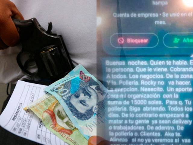 Restaurantes en la mira de extorsionadores: criminales exigen pago de S/15 mil a reconocida pollería