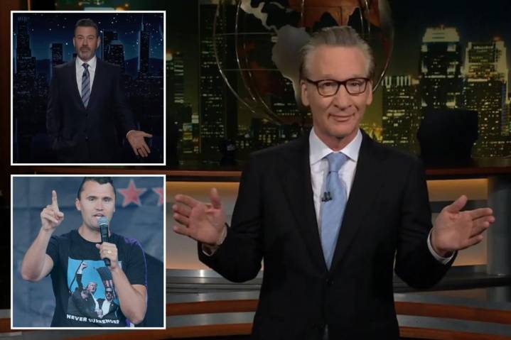 Bill Maher says Jimmy Kimmel was 'wrong' to suggest Charlie Kirk's killer supported MAGA