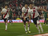 Maxi Salas, puro corazón: marcó un  golazo, otra vez fue figura en el triunfo de River y se vuelve clave para Gallardo