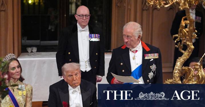 Donald Trump UK visit: King Charles backs AUKUS during state banquet dinner ceremony for Trump at Windsor Castle