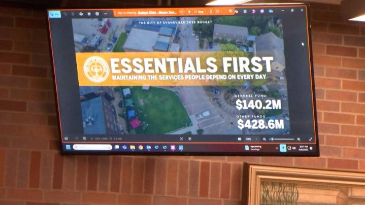 "Take care of the basics": Evansville Mayor delivers proposed 2026 budget
