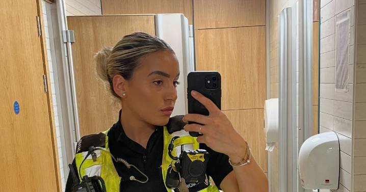 Truth behind 'police officer Bonnie Blue' who wears uniform for racy content