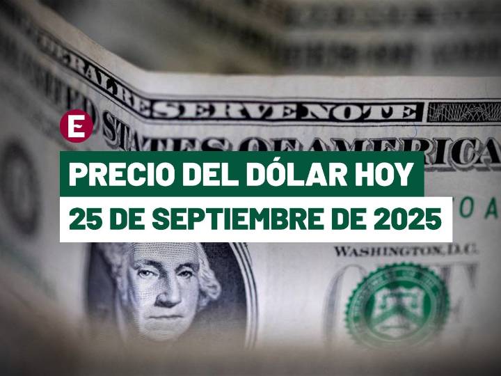 Peso retrocede ante fortaleza del dólar hoy 25 de septiembre