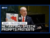 Netanyahu’s UN Speech Sparks Walkouts Inside And Mass Protests Outside