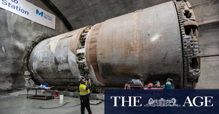 Sydney Metro West: ‘Betty’ tunnel boring machine arrives at Westmead station