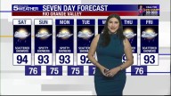 Saturday, Sept. 13, 2025: Scattered showers, temps...