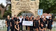 El arco del Palacio del Marqués de Torre Pacheco, mejor fachada de los huertos de la Feria de Murcia