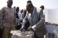Parties of both main candidates claim Malawi election victory but results not yet announced