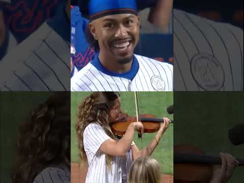 Mets' Lindor Beams With Pride as Wife Performs National Anthem
