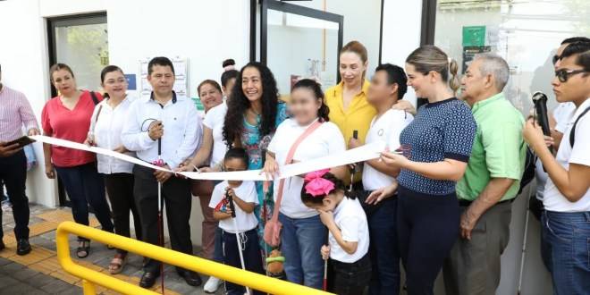 Entrega DIF Tabasco, nueva área de Capacitación Laboral en Centro de Atención a Ciegos y Débiles Visuales