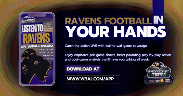Listen and stream Baltimore Ravens vs. Kansas City Chiefs NFL Week 4 Game with WBAL NewsRadio