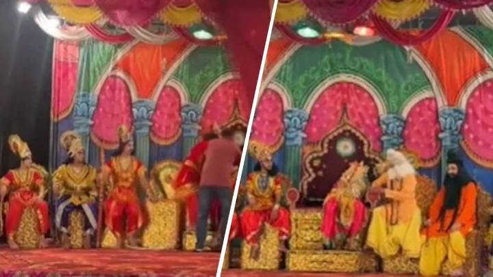 Senior Artist Dies On Stage While Performing Ramlila