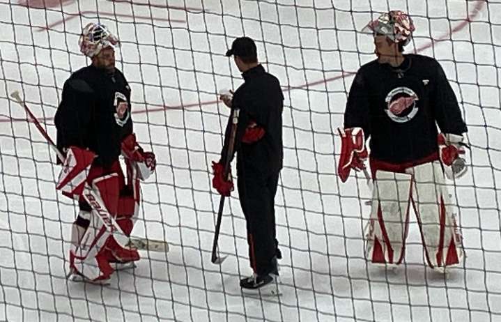John Gibson to make Red Wings preseason debut in Pittsburgh