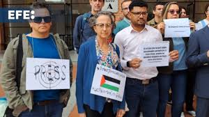 Colombia: Periodistas de medios internacionales protestan por matanza de colegas por Israel, en Gaza