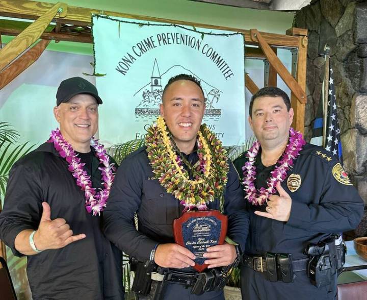 Police officer of the year named in Kona