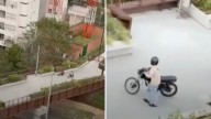 Preocupación por motociclistas en el corredor peatonal hacia Cristo Rey en Cali: Dagma anuncia duras sanciones