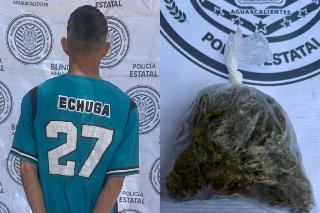 Intentó huir y fue detenido con hierba verde en el oriente de la ciudad