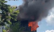 Major Fire Engulfs Guest House In Kolkata's Anawar Shah Road Area