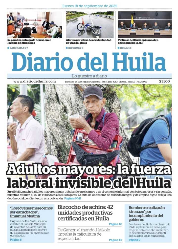 Diario del Huila 18 de septiembre de 2025