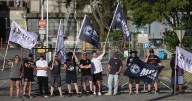 GrainCorp workers strike at Newcastle port