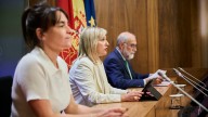 Amparo López defiende que la unidad del Gobierno de Navarra es "muy alta" y esconde las discrepancias