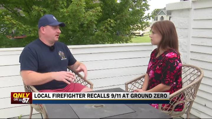 9/11 first responder and local firefighter shares story in exclusive ABC57 interview, 24 years after attack