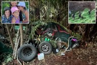 Fugitive dad Tom Phillips' filthy camp where he kept kids pictured